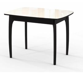 Стол DikLine М15 венге/стекло бежевое optiwhite | Интернет магазин мебели и декора LifeDekor