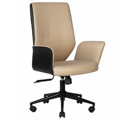 Офисное кресло для руководителей DOBRIN MAXWELL, кремово-черный, Вариант: кремово-черный | Интернет магазин мебели и декора LifeDekor