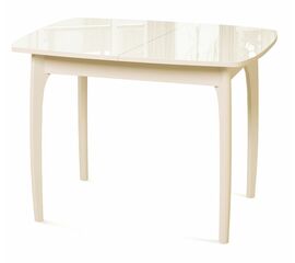 Стол DikLine М15 слоновая кость/стекло бежевое optiwhite | Интернет магазин мебели и декора LifeDekor