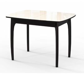 Стол DikLine М40 венге/стекло бежевое optiwhite | Интернет магазин мебели и декора LifeDekor