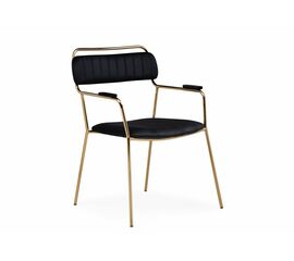 Стул Aspen black / gold | Интернет магазин мебели и декора LifeDekor
