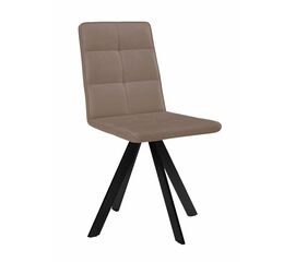 Стул DikLine 230 поворотный B5 LATTE, ножки черные | Интернет магазин мебели и декора LifeDekor