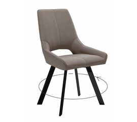 Стул DikLine 268 Z48 капучино, ножки черные | Интернет магазин мебели и декора LifeDekor