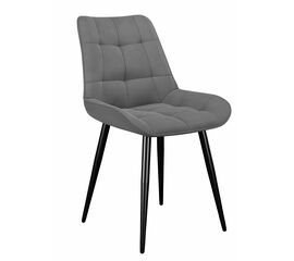 Стул DikLine 206М B22 GREY, ножки черные | Интернет магазин мебели и декора LifeDekor