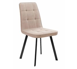 Стул DikLine 207 B03 BEIGE, ножки черные | Интернет магазин мебели и декора LifeDekor