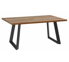 Стол DikLine ZL160 дуб галифакс/ черный/ опоры черные | Интернет магазин мебели и декора LifeDekor