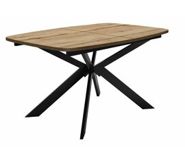 Стол DikLine B140 Дуб Галифакс (ЛДСП EGGER)/опоры черные | Интернет магазин мебели и декора LifeDekor