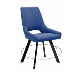 Стул DikLine 268 Z20 синий, ножки черные | Интернет магазин мебели и декора LifeDekor