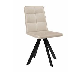 Стул DikLine 230 поворотный B03 BEIGE, ножки черные | Интернет магазин мебели и декора LifeDekor