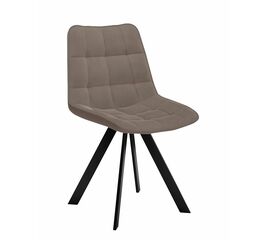 Стул DikLine 229 поворотный, B5 LATTE, ножки черные | Интернет магазин мебели и декора LifeDekor