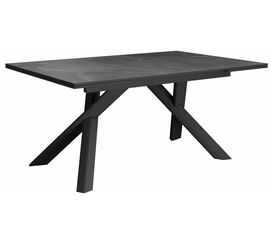 Стол DikLine KX160 мрамор черный Марквин/опоры черные | Интернет магазин мебели и декора LifeDekor