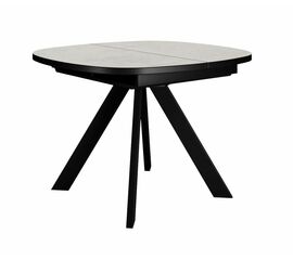 Стол DikLine B110 Хромикс белый/опоры черные | Интернет магазин мебели и декора LifeDekor