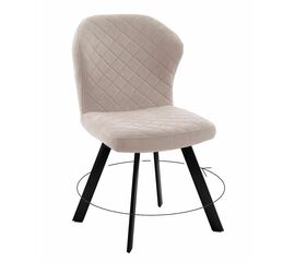 Стул DikLine 339 поворотный B03 BEIGE, ножки черные | Интернет магазин мебели и декора LifeDekor