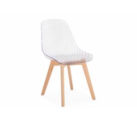 Стул Vart clear / wood | Интернет магазин мебели и декора LifeDekor