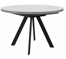 Стол DikLine RD100 Бетон/опоры черные | Интернет магазин мебели и декора LifeDekor