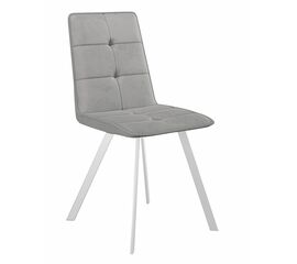 Стул DikLine 280 B22 GREY, ножки белые | Интернет магазин мебели и декора LifeDekor