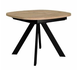 Стол DikLine B110 Дуб галифакс/опоры черные | Интернет магазин мебели и декора LifeDekor