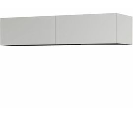 Шкаф навесной «Альда 2Д 1» КМК 0782.3, белый/белый глянец | Интернет магазин мебели и декора LifeDekor