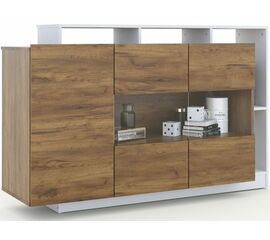 Комод «Невио-2» 1д2в, Дуб крафт золотой/белый | Интернет магазин мебели и декора LifeDekor