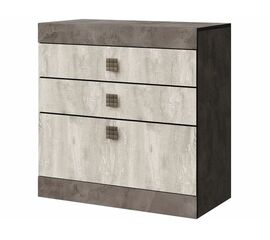 Комод «Лондон 3Я» КМК 0467.11, Оникс/Бетон пайн светлый | Интернет магазин мебели и декора LifeDekor
