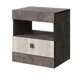 Тумба «Лондон» КМК 0467.3, Оникс/Бетон пайн светлый | Интернет магазин мебели и декора LifeDekor