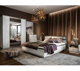 Спальня «Тиффани», Бетон пайн светлый/ дуб шале графит | Интернет магазин мебели и декора LifeDekor