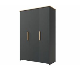 Шкаф «Скандинавия 3Д» КМК 0905.7, Антрацит/ дуб наварра | Интернет магазин мебели и декора LifeDekor