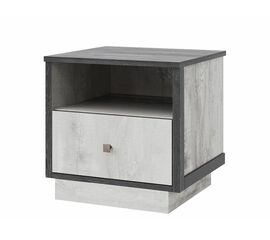 Тумба «Тиффани» КМК 0880.3, Бетон пайн светлый/ Дуб шале графит | Интернет магазин мебели и декора LifeDekor