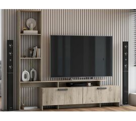 Стенка «Лучиана», Дуб крафт серый | Интернет магазин мебели и декора LifeDekor