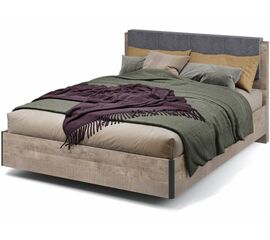 Кровать «Стокгольм» 160 МИ без основания под матрас, Дуб гранж песочный | Интернет магазин мебели и декора LifeDekor