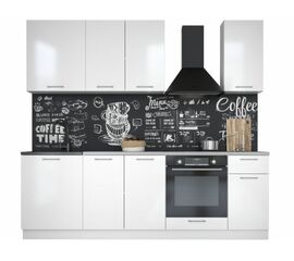 Кухонный гарнитур «Ника» Глосс 2,4м, Белый глянец | Интернет магазин мебели и декора LifeDekor