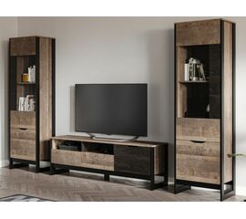 Гостиная «Стокгольм», Дуб гранж песочный/железный камень | Интернет магазин мебели и декора LifeDekor