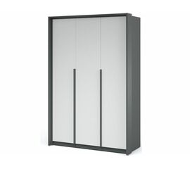 Шкаф «Мишель» 3дв, Антрацит/Белый жемчуг | Интернет магазин мебели и декора LifeDekor