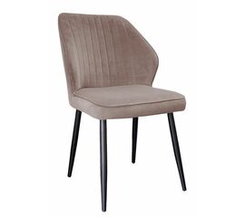 Стул DikLine 222М B5 LATTE, ножки черные | Интернет магазин мебели и декора LifeDekor