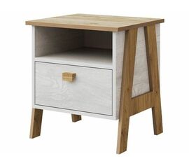 Тумба «Скандинавия» КМК 0905.9, Бетон пайн светлый/Дуб Наварра | Интернет магазин мебели и декора LifeDekor