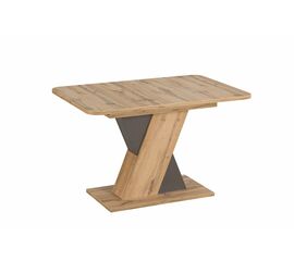Стол Riga 120-160*80 Дуб вотан/ Вольфрам | Интернет магазин мебели и декора LifeDekor