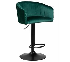 Стул барный DOBRIN DARCY BLACK, зеленый велюр (1922-9), Вариант: зеленый велюр (1922-9) | Интернет магазин мебели и декора LifeDekor