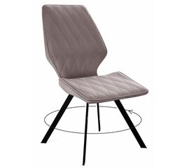 Стул DikLine 243 B5 LATTE поворотный/ ножки черные | Интернет магазин мебели и декора LifeDekor