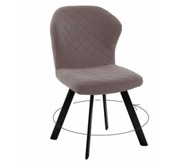 Стул DikLine 339 поворотный B5 LATTE, ножки черные | Интернет магазин мебели и декора LifeDekor