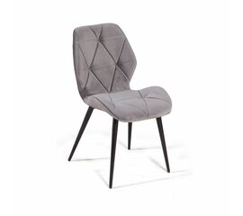 Стул Crystal, бархат светло-серый 26 | Интернет магазин мебели и декора LifeDekor