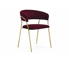 Стул Kamelia 1 wine red / gold | Интернет магазин мебели и декора LifeDekor