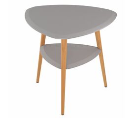 Стол журнальный Дублин графит/бук | Интернет магазин мебели и декора LifeDekor