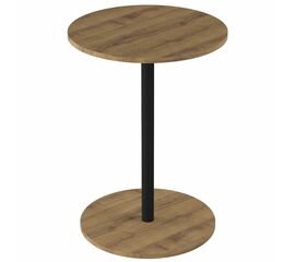 Стол журнальный Кат дуб вотан/черный | Интернет магазин мебели и декора LifeDekor