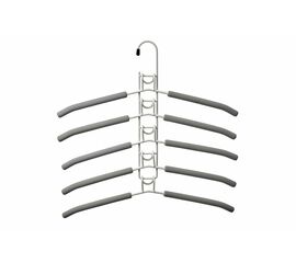 Вешалка-трансформер для одежды Гинго 5 в 1 серая | Интернет магазин мебели и декора LifeDekor