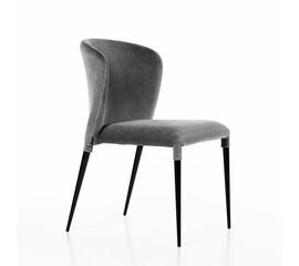 Стул Albert (Альберт), бархат серый 27 | Интернет магазин мебели и декора LifeDekor