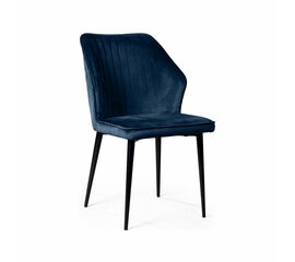 Стул Berg, бархат синий 29 | Интернет магазин мебели и декора LifeDekor