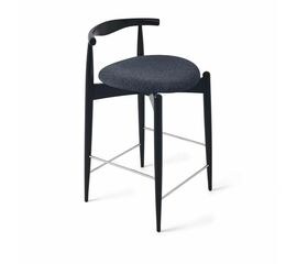 Стул Noble полубарный графит, опора бук черный | Интернет магазин мебели и декора LifeDekor