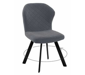 Стул DikLine 339 поворотный B28 ANTRACITE, ножки черные | Интернет магазин мебели и декора LifeDekor