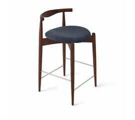 Стул Noble полубарный графит, опора бук коричневый | Интернет магазин мебели и декора LifeDekor