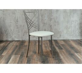 Кухонный стул SHADO Весна белый на каркасе бриллиант | Интернет магазин мебели и декора LifeDekor